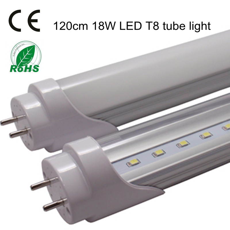 Réglette + Tube LED 120cm T8 18W 130lm/W Nano PC